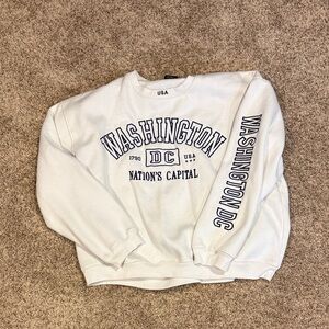 White Washington DC Sweatshirt